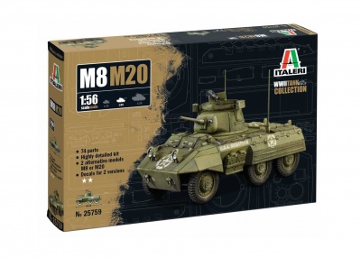 Model Kit military 25759 - M8/M20 (1:56) - Italeri