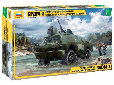 Model Kit military 3638 - BRDM-2 Russian Armored Car (1:35) - Zvezda