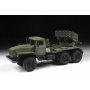 Model Kit military 3655 - BM-21 Grad Rocket Launcher (1:35) - Zvezda