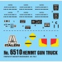 Model Kit military 6510 - HEMTT Gun Truck (1:35) - Italeri