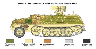 Model Kit military 6562 - 15 cm Panzerwerfer 42 auf sWS (1:35) - Italeri