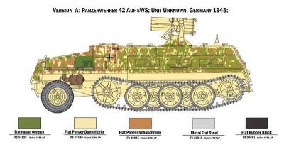 Model Kit military 6562 - 15 cm Panzerwerfer 42 auf sWS (1:35) - Italeri