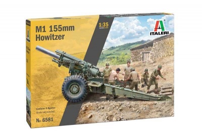 Model Kit military 6581 - M1 155mm Howitzer (1:35) - Italeri