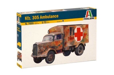 Model Kit military 7055 - Kfz. 305 AMBULANCE (1:72) - Italeri