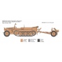 Model Kit military - Sd. Kfz. 10 Demag with Le. IG18 and Crew (1:35) - Italeri