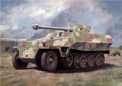 Model Kit military - Sd.Kfz.251/9 Ausf.D (1:35) - Dragon