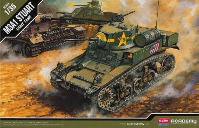 Model Kit tank 13269 - US M3A1 STUART LIGHT TANK (1:35)