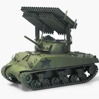 Model Kit tank 13294 - M4A3 Sherman W/ T34 "Calliope" (1:35) - Academy