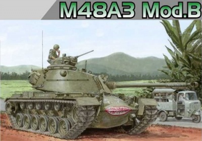 Model Kit tank 3544 - M48A3 Mod B. (1:35) - Dragon