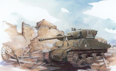 Model Kit tank 6188 - M4A2 (76) RED ARMY (1:35)