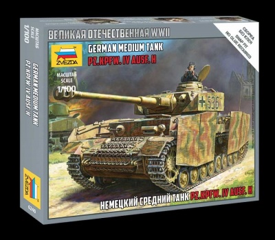 Model Kit tank 6240 - Panzer IV Ausf.H (1:100) - Zvezda