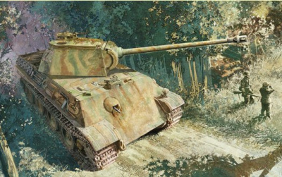 Model Kit tank 6267 - PANTHER G EARLY PRODUCTION PZ.RGT.26 ITALIAN FRONT (1:35)