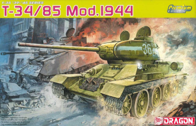 Model Kit tank 6319 - T-34/85 MOD.1944 (PREMIUM EDITION) (1:35) - Dragon