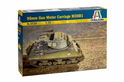 Model Kit tank 6538 - 90mm Gun Motor Carriage M36B1 (1:35) - Italeri