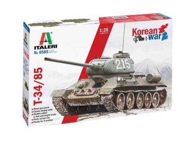 Model Kit tank 6585 - T-34/85 Korean War (1:35) - Italeri