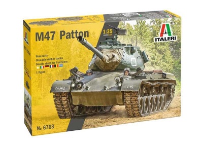 Model Kit tank 6763 - M47 Patton (1:35) - Italeri