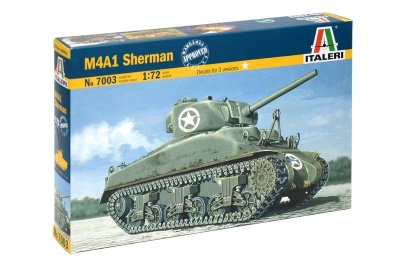 Model Kit tank 7003 - M4 SHERMAN (1:72) - Italeri