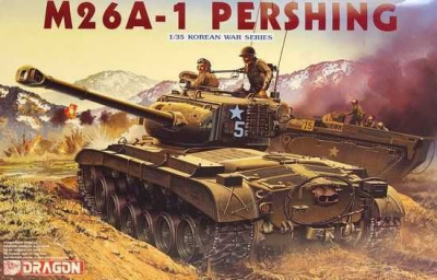 Model Kit tank - M26A-1 Pershing (1:35) - Dragon