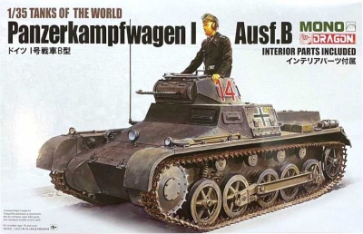 Model Kit tank MD001 - Pz.Kpfw.I Ausf.B w/INTERIOR (1:35)