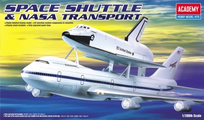 Model Kit vesmír 12708 - 1/288 SHUTTLE & 747 CARRIER (1:288) - Academy