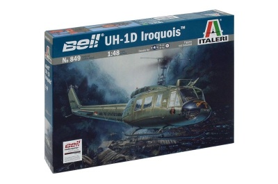 Model Kit vrtulník 0849 - UH-1D "SLICK" (1:48) - Italeri