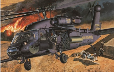 Model Kit vrtulník 12115 - AH-60L DAP (1:35) - Academy