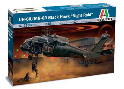 Model Kit vrtulník 2706 - UH-60/MH-60 "NIGHT RAID" (1:48) - Italeri