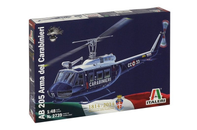 Model Kit vrtulník 2739 - AB 205 Arma dei Carabinieri (1:48)