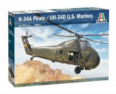 Model Kit vrtulník 2776 - H-34A Pirate /UH-34D U.S. Marines (1:48) - Italeri