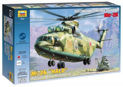 Model Kit vrtulník 7270 - MIL MI-26 Soviet Helicopter (1:72)