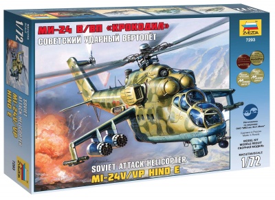 Model Kit vrtulník - MIL MI-24V/VP Hind E 1/72 - Italeri