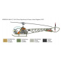 Model Kit vrtulník OH-13 Sioux Corean War (1:48) - Italeri