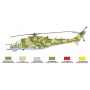 Model Kit vrtulníky War Thunder 35103 - UH-1C & MI-24D (1:72) - Italeri