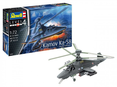 Model Set 63889 - Kamov Ka-58 Stealth (1:72) - Revell