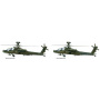 Model Set vrtulník 71080 - AH-64D Apache Longbow (1:72) - Italeri