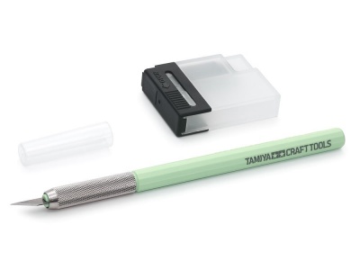 Modelářský nůž s výměným ostřím - MÁTOVÝ - Tamiya