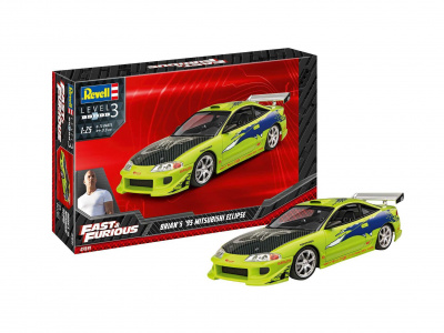 ModelSet auto 67691 - Fast & Furious Brian's 1995 Mitsubishi Eclipse (1:25) - Revell