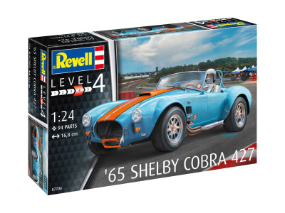 ModelSet auto 67708 - 65 Shelby Cobra 427 (1:24) - Revell