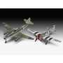 ModelSet letadla 63711 - Me262 & P-51B (1:72) - Revell