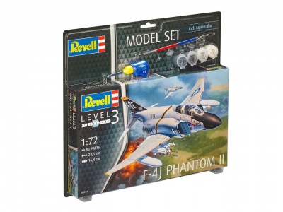 ModelSet letadlo 63941 - F-4J Phantom II (1:72) - Revell