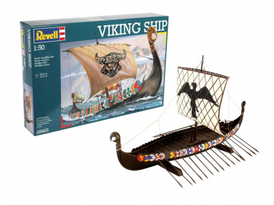 ModelSet loď - Viking Ship (1:50) - Revell
