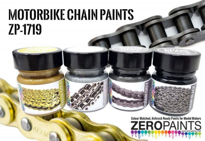 Motorbike Chain Paints - Gold 30ml - Zero Paints