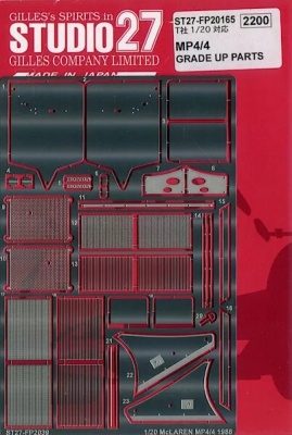 MP4/4 Upgrade Parts for TAMIYA  1/20 - Studio27