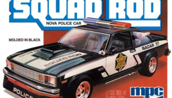 Chevrolet Nova Squad Rod Police car 1:25 - MPC