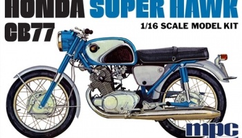 Honda Super Hawk CB77 Motorcycle 1/16 - MPC
