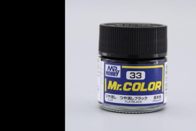 Mr. Color C 033 - Flat black - Gunze