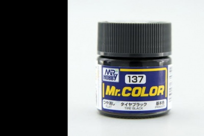 Mr. Color C 137 - Tire Black Matt - Gunze