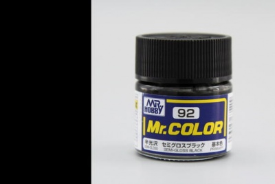 Mr. Color C092 - Semi Gloss Black - Gunze