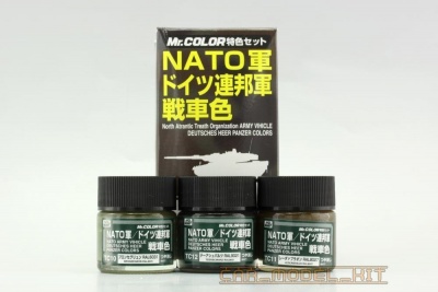 Mr. Color - NATO TANK COLOR - Tanky NATO sada barev 3x10ml - Gunze