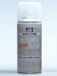 Mr.Super Clear UV Cut Gloss Spray - Gunze